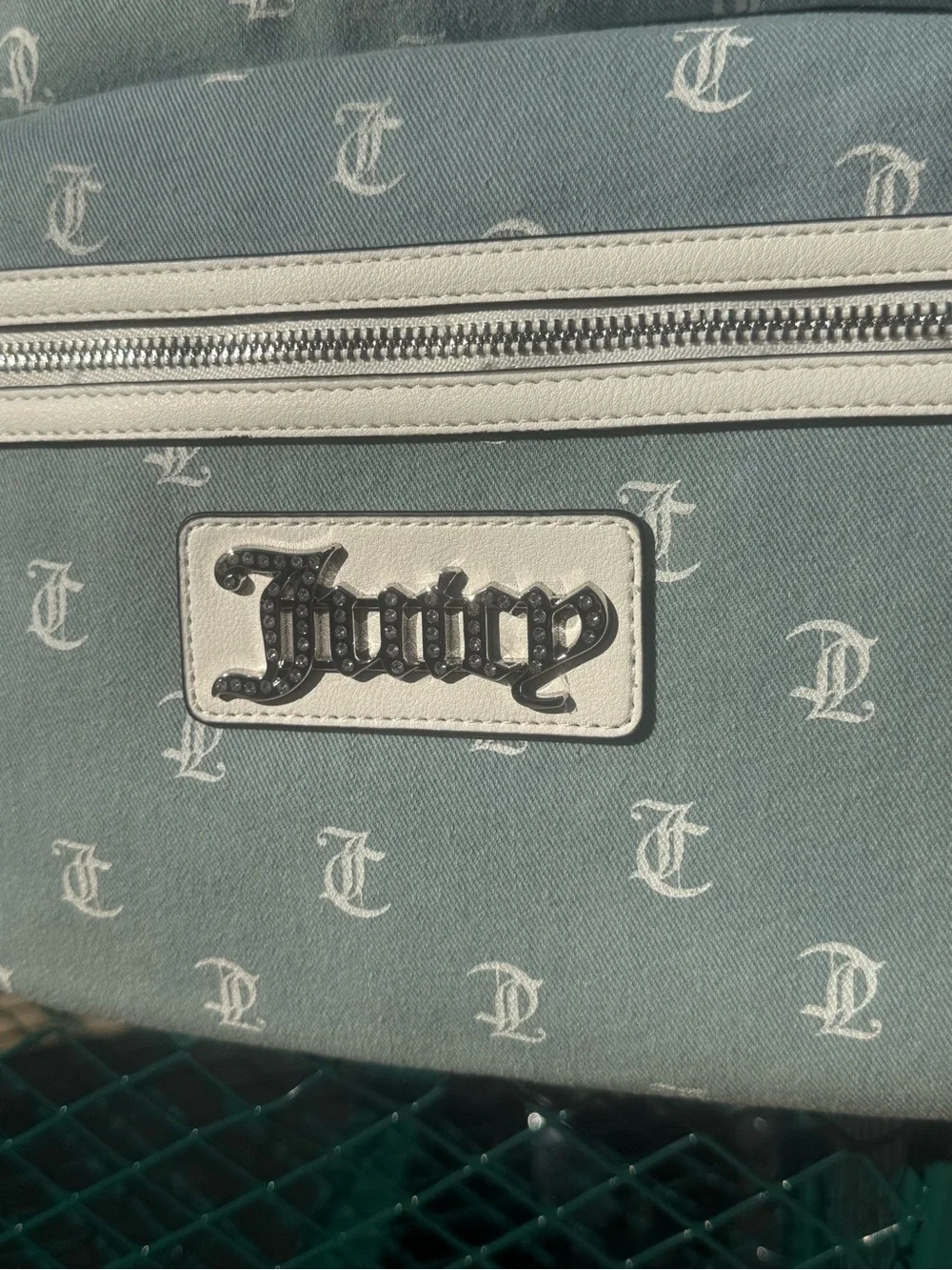 Juicy Couture Denim Logo  Backpack